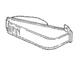 Genuine Ford Park Lamp Assembly F1TZ-13201-C