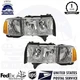New Head Lamp Right & Left Side w/ Corner Light For 1999-2002 Dodge 1500 Pickup