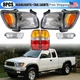 Headlights+Tail Lights Kit For 2001-2004 Toyota Tacoma Driver & Passenger Side