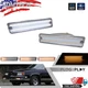 Clear Switchback LED DRL Turn Signal Lights For 1981-1988 Oldsmobile Cutlass 442