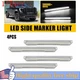 Fit 2020-24 GMC Sierra 2500 3500 Clear White LED Fender Side Marker Light 2/4/6 Fit 2020-24 GMC Sierra 2500 3500 Clear White LED Fender Side Marker Light 2/4/6
