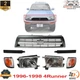 Grille Painted Gray + Fillers + Headlights + Corner Lights For 1996-1998 4Runner