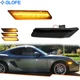 For 05-12 Porsche 911 997 Carrera Smoke Lens Amber LED Signal Side Marker Lights