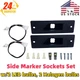 1981-1985 For Mazda RX-7 Front Rear Side Marker Sockets w/ LED & Halogen Bulbs