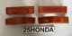 1988-1989 Honda Prelude Si Factory Stanley Bumper Signal Lights Ba2 Ba3 Oem