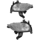 Driver & Passenger Fog Light Assemblies For 14-16 Kia Forte Koup KI2593147