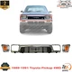 Front Grille + Head Lamps Door + Corner Lamp LH & RH For 89-91 Toyota Pickup 4WD