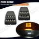 2X LED Front Turn Signal Light Smoked For 1990-2018 Mercedes W463 G500 G550 G55