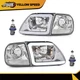 LED DRL Headlights + Corner Lights Fit For 97-03 Ford F150 / 99-02 Expedition