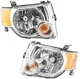  Driver and Passenger Side Headlight For Ford Escape 2008-2012