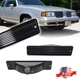 2x Smoke Front Bumper Parking Signal Lights For 81-88 Oldsmobile Cutlass Supreme