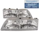Headlight Set Fits 1995-1997 Mercury Grand Marquis FO2502148 FO2503148 Halogen