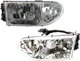  Driver and Passenger Side Headlight For Mercury Villager 1999-2002