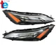 R+L Daytime Running Lights Halogen w/LED DRL For Nissan Rogue S SL SV 2021-2023
