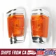 chrome Corner Lamp Light LH RH Fits Nissan 1800 Datsun 720 pickup 1980-1986