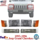 Headlights Assembly + Corner & Signal Lights For 1993-1996 Jeep Grand Cherokee