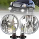 Pair For GMC SIERRA 1500 2014-2015 Fog Lights Lamps Housing+ LED Bulbs 6000K Kit