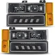 LED Headlight DOT Bumper Light Turn Signal For Chevrolet Silverado Tahoe 1994-98