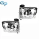 Chrome Headlight For 2001 2002 2003 2004 Toyota Tacoma Clear Lens Left+Right