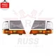 New Front Headlight + Corner Parking Lights Set of 4 Fits 1998-2000 Ford Ranger
