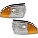 Park Lights Set of 2 Front Left-and-Right for Chevy Olds Sedan Left & Right Pair