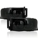 Fit 2002-2005 Dodge RAM 1500 2500 3500 Pickup Smoke Tinted Headlights Left+Right