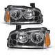 Headlights For 2006-2010 Dodge Charger Chrome Amber Corner Pair Headlamp L+R 2PC