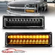 For 94-99 Chevy GMC C10 C/K Yukon Tahoe Suburban Black LED Bumper Lights Pair