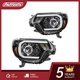 Pair Headlight Assembly Fit For 2012-2015 Toyota Tacoma Halogen LED DRL Amber