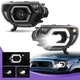 500% Brightness LED Projector Headlights w/ LED DRL For 2012-2015 Toyota Tacoma