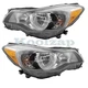 CAPA For 12-13 Impreza & 13-14 XV Crosstrek Headlamp Headlight w/Bulb PAIR SET