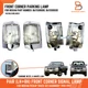 CHROME Side Turn Signal Corner Lamp Light For Nissan D21 Pickup 925 BDI 90-97
