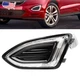 Left Side LED DRL Front Bumper Fog Light Lamp For Ford Edge 2015 2016 2017 2018