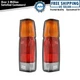 Rear Tail Lights Set Fits 1986-1994 Nissan D21 1995-1997 Pickup
