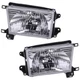 Headlight Set For 1999-02 Toyota 4Runner Driver and Passenger Side CAPA Halogen