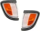 For 1995 1996 Toyota Tacoma Pair Park/Signal/Side Marker Lights Driver Black 