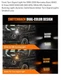 For 90-2018 Mercedes W463 G55 G550 G500 G63 Smoked LED Turn Signal Parking Light