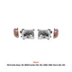 Headlight Set for 1998-2000 Nissan Frontier with Corner Lights & Bulbs