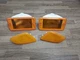 Parking Marker Light Lamp Amber 4 Piece Kit for 01-06 Jeep Wrangler TJ New