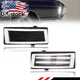 2X Smoke Lens White LED Rear Quarter Marker Lights For 1970-1972 Chevy Chevelle