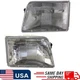 For Ford Ranger 1993-1997 Headlights Driver And Passenger Side | Pair Clear Lens