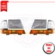 Corner Lights, Headlight Kit 4pc halogen left right for 98-00 Ford Ranger EV, XL