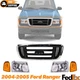 Front Grille + Headlight + Corner Light Left & Right For 2004-2005 Ford Ranger
