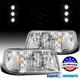 Fits 1993-1997 Ford 93-97 Ranger 2in1 Style Headlights Corner Signal Lamps Pair