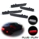 White And Red LED Front + Rear Side Marker Lights For 2015-2023 Dodge Challenger
