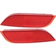 For Subaru Impreza Hatchback Rear Reflector 2012-2019 Pair Passenger and Driver