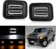 Clear Front Corner DRL Turn Signal Lights For 03-09 Hummer H2 SUV SUT Crew Cab