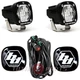 Baja Designs&reg; S1 LED Lights Pair Clear Wide Cornering, Rock Guards, Wire Harness