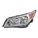 Halogen Headlight For 2010 11 12 2013 Buick LaCrosse Chrome W/Bulb Left Driver