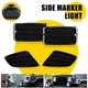 For Jeep Wrangler TJ 1997-2006 Smoke Signal Bumper Fender Side Marker Light 4PCS
